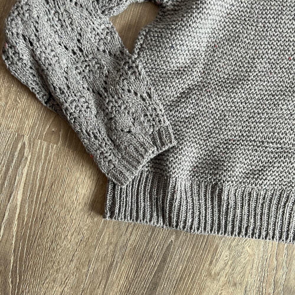 Universal Thread Gray Purple Mock Neck Detail Pul… - image 7